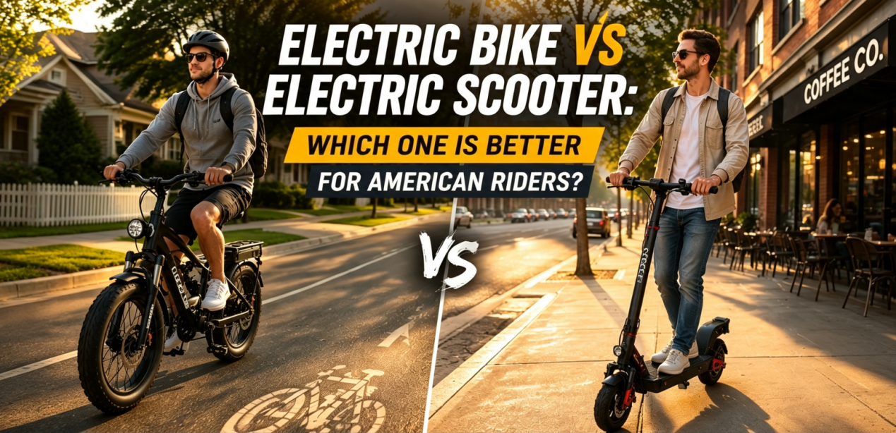 Electric Bike vs Electric Scooter: Which One Is Better for American Riders?