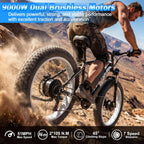 ORLMS 26" TS60 9000W Dual Motor Electric Bike