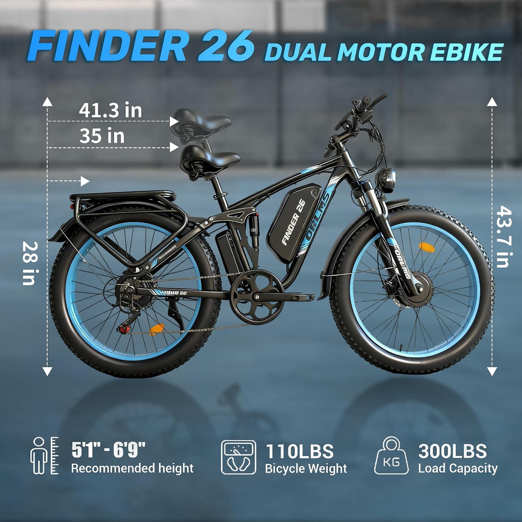 ORLMS 60V V3 8000W Dual Motor Electric Bike
