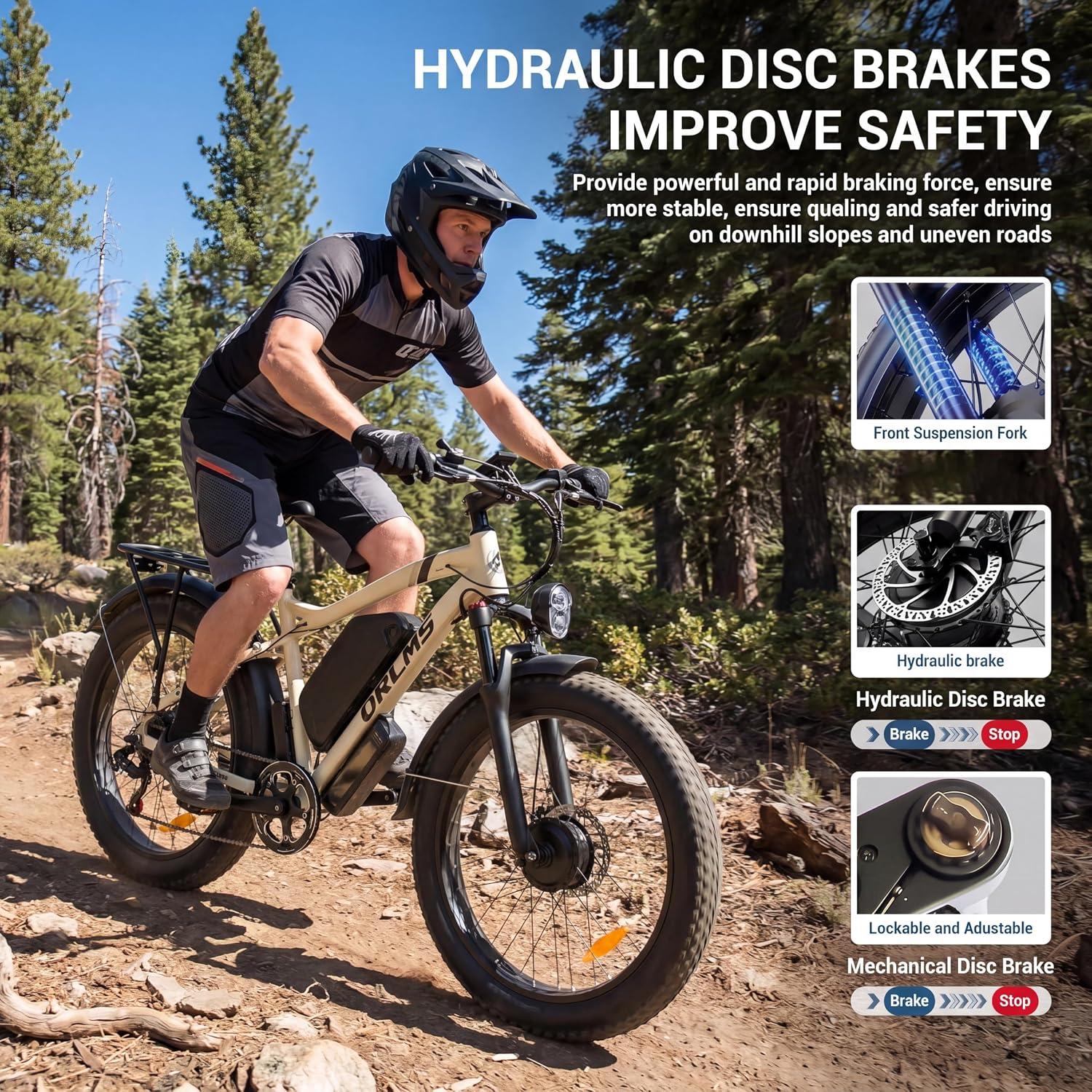ORLMS 24" MX500 Dual Motor Electric Bike