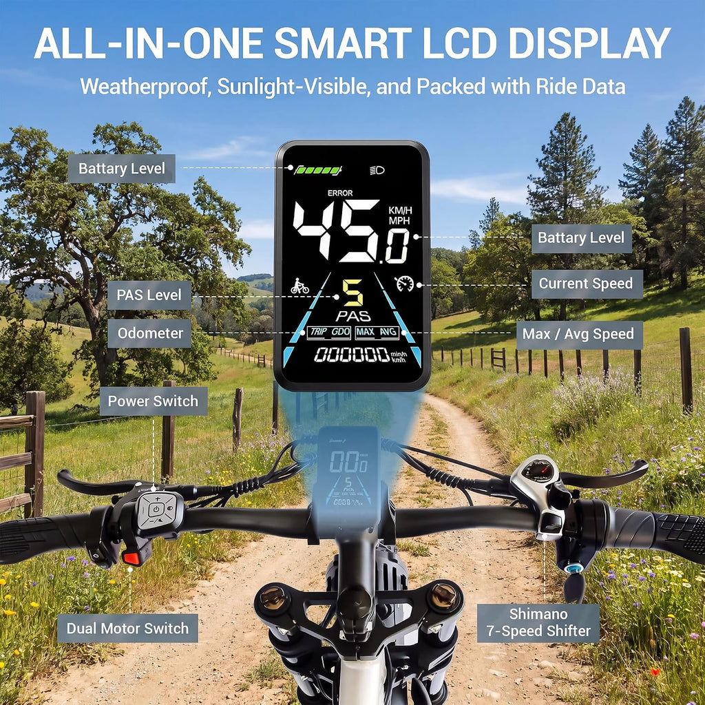 ORLMS 24" MX500 Dual Motor Electric Bike