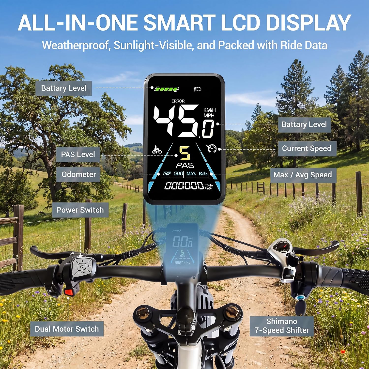 ORLMS 24" MX500 Dual Motor Electric Bike