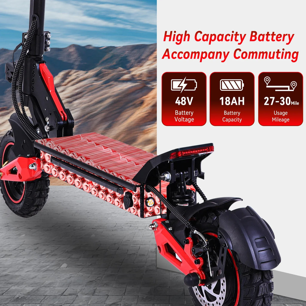 ORLMS CURATED丨J15 1600W 48V 18Ah Off-Road Electric Scooter - image 3